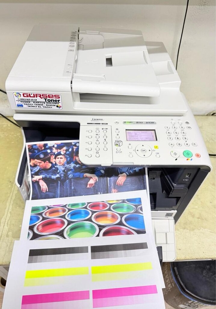Yazıcı Canon 8050 Renkli Fotokopi Tarayıcı Ekonomik Bakımlı - 7