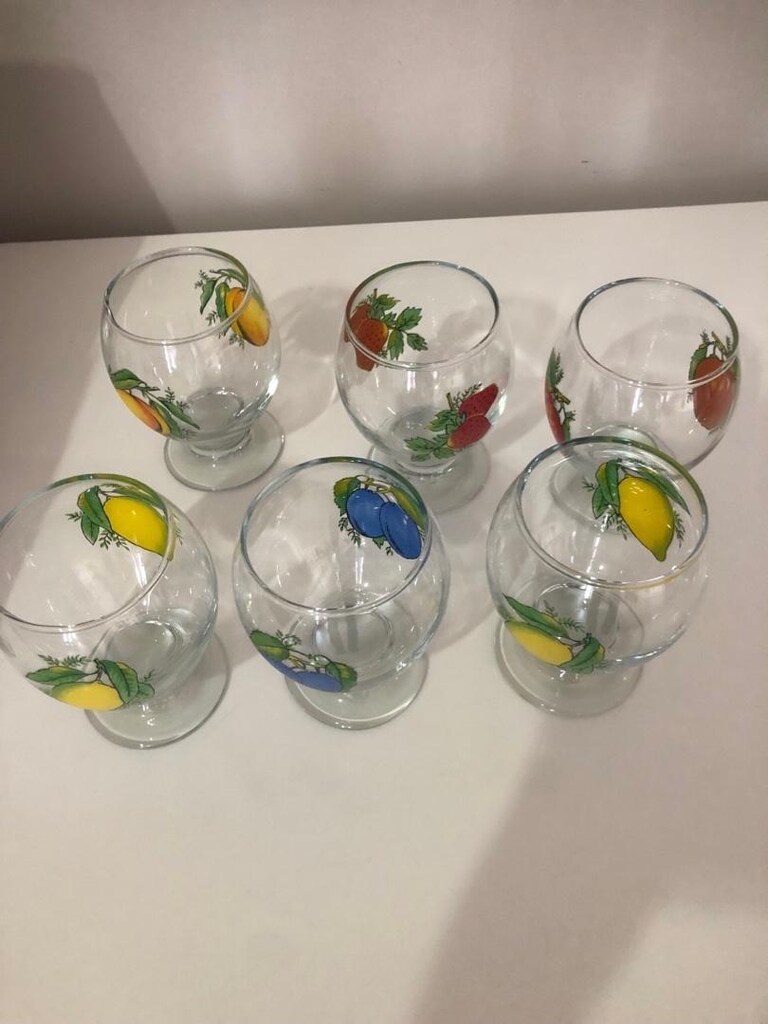 Güral Meyve Desenli Meşrubat Bardağı - 4