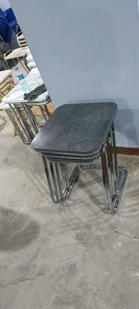 Komple MDF 4lü tekerlekli servis sehpası - 2