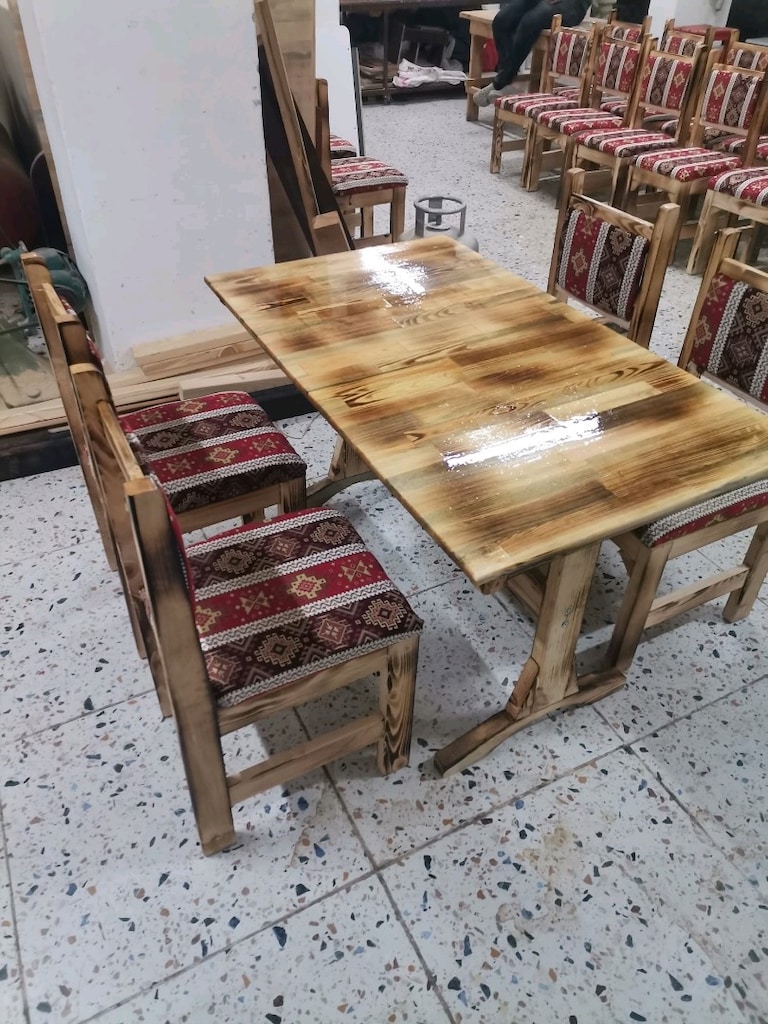 Topkapı masa sandalye takımı - 7