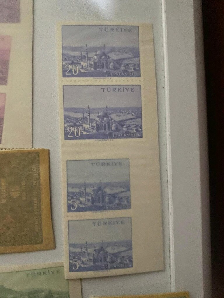 Mükemmel bir şekilde korunmuş Yıpranmış Pul Koleksiyonu - 11