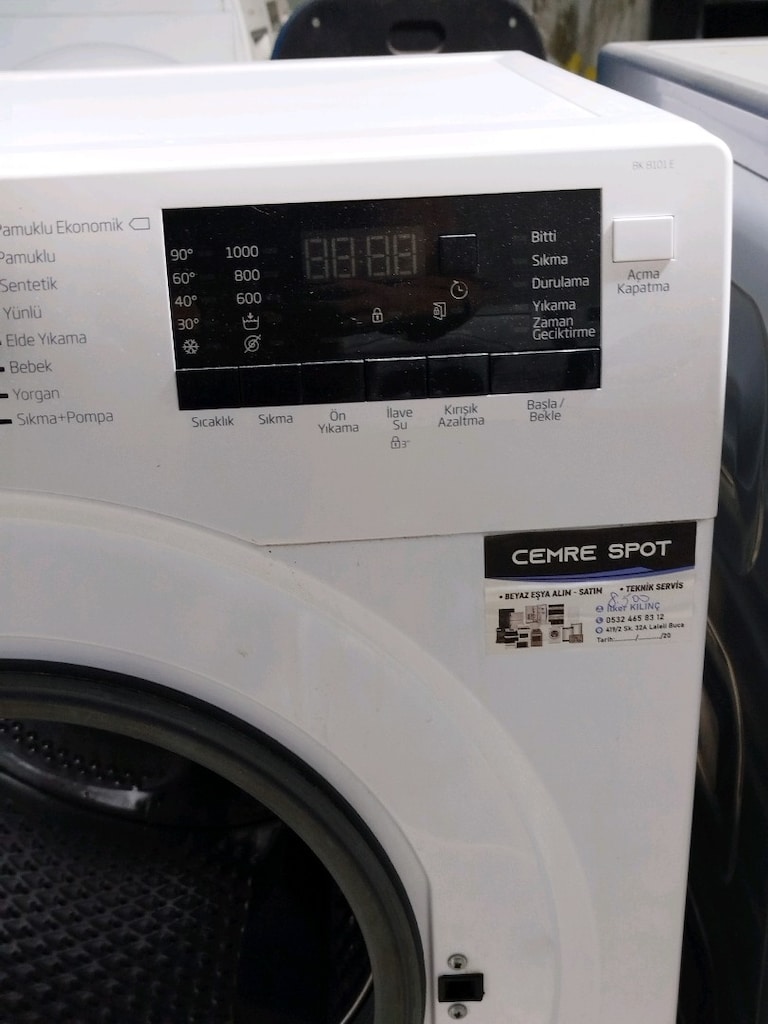 BEKO 8 KG ÇAMAŞIR MAKİNESİ İZMİR İÇİ 3 AY GARANTİMİZ VARDIR - 7