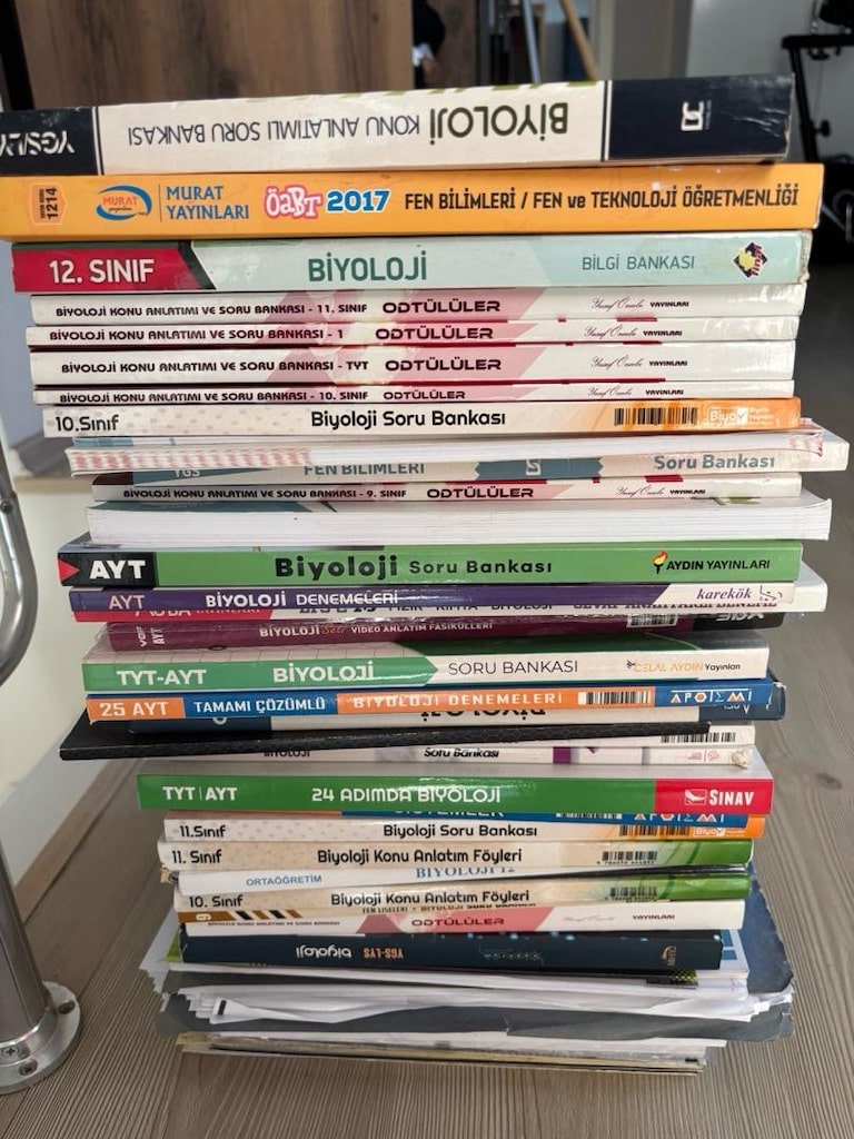 YKS biyoloji kitapları - 2