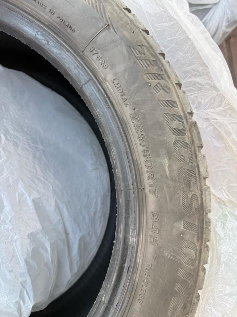 225 50 17 Runflat 4 adet Kış lastiği. - 6