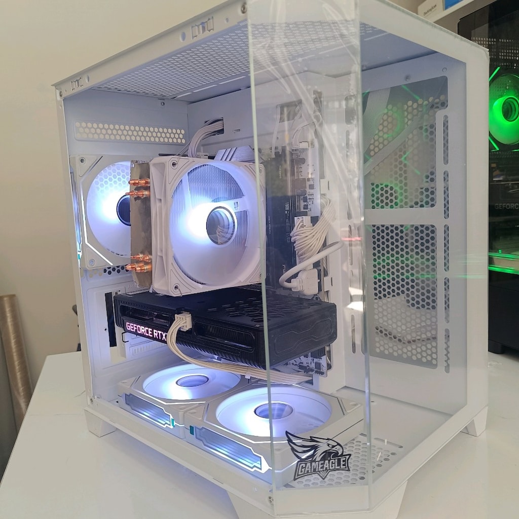 İNTEL İ5 12400F 16 GB GEFORCE RTX 3050 BEYAZ AKVARYUM GMNG BİLGİSAYAR - 8