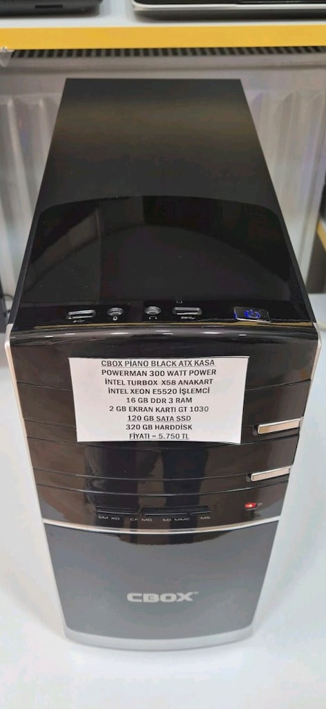 XEON E5520 İŞLEMCİ 16 RAM GT 1030 BİLGİSAYAR KASASI - 3