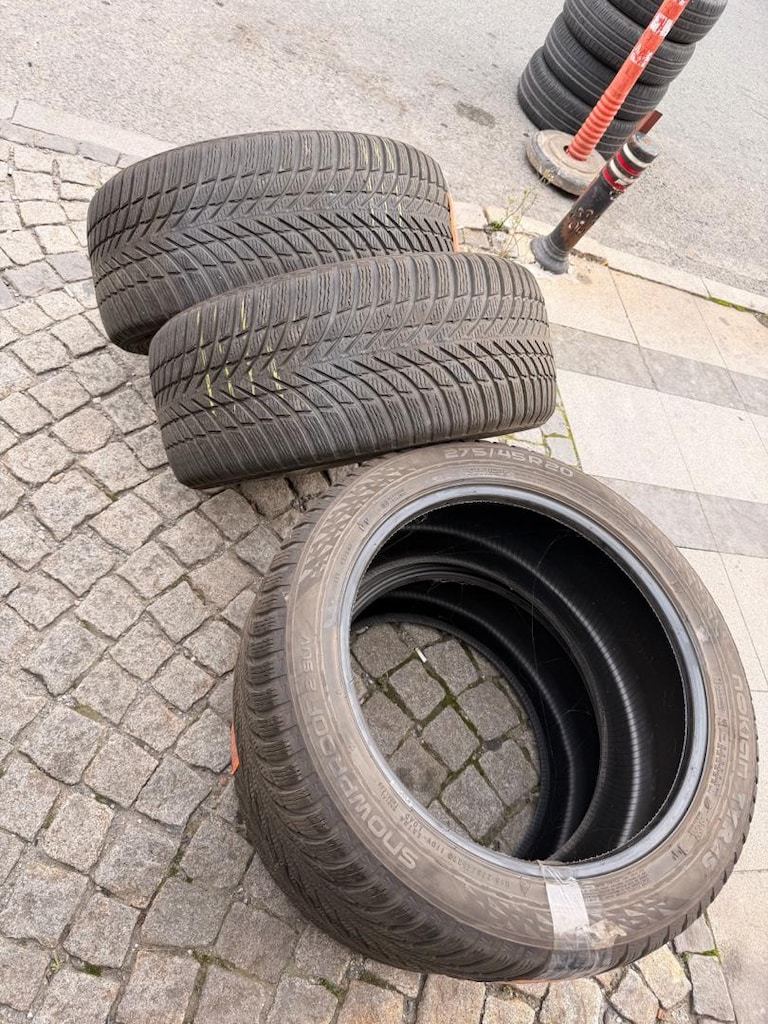 2023 cıkışlı 1 kış kullanılmış temiz yamasız 275/45 r 20 nokian kışlık - 7