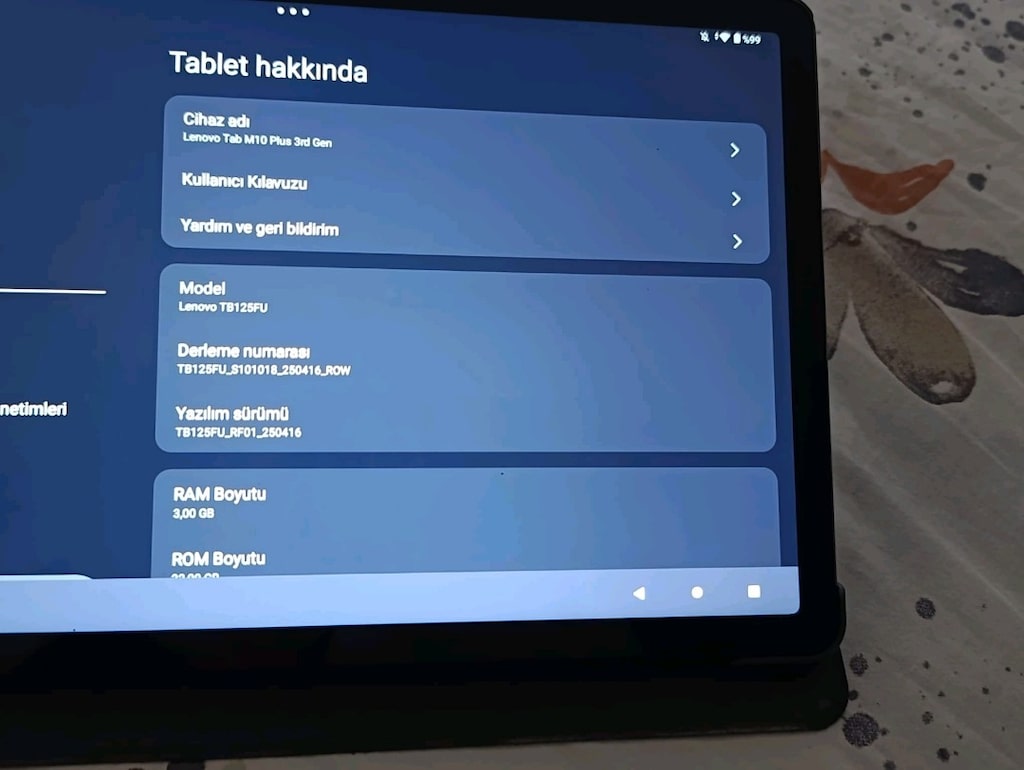 Lenovo Tab M10 Plus 3. Nesil 32GB 3GB RAM 10.6" 2K Ekran + 2 Kılıf - 2