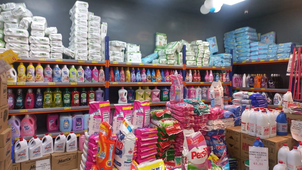 gross rafı ve kasiyer barkod sistemi ve kamera sistemi ve sütlük dolab - 3