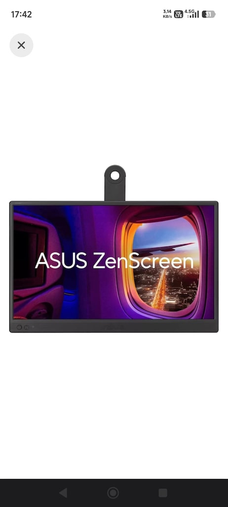 ASUS ZENSCREEN MB169CK 15.6" 5 MS 60 HZ FHD IPS MONİTOR - 5