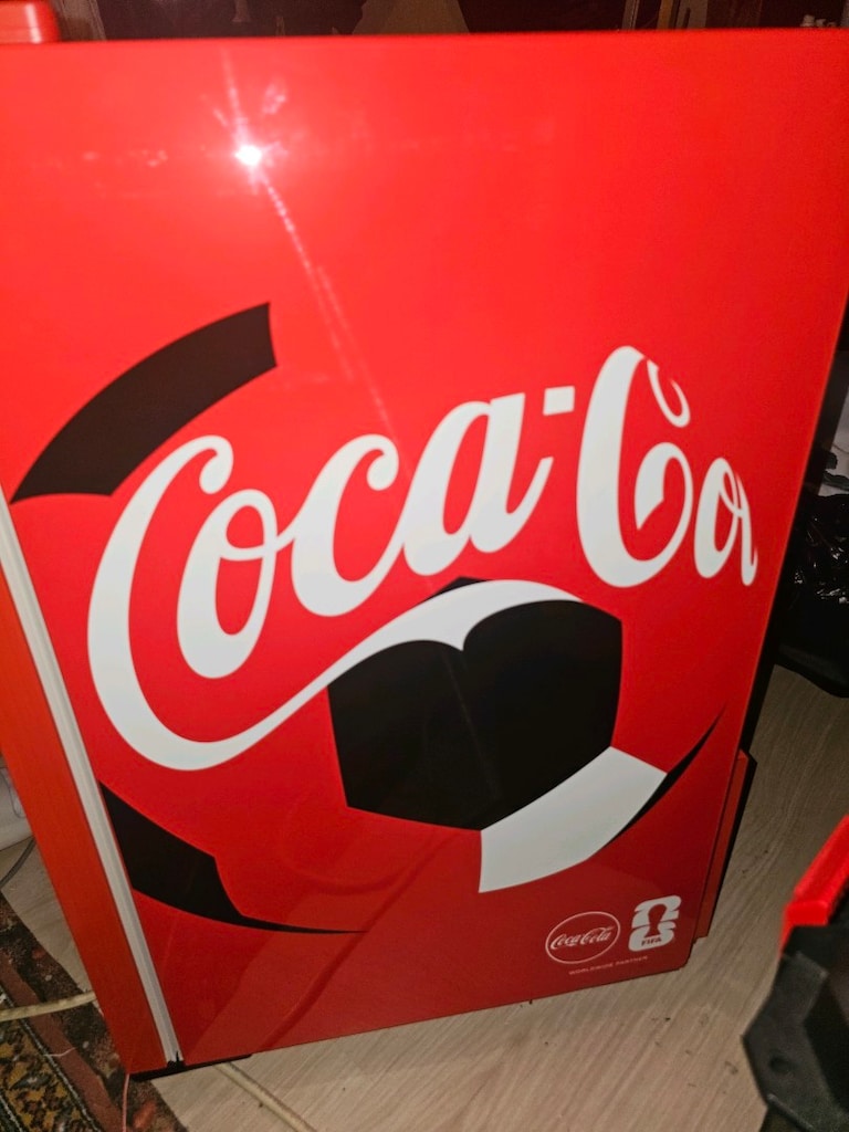 mini buzdolabı sıfır coca cola amblemli - 8