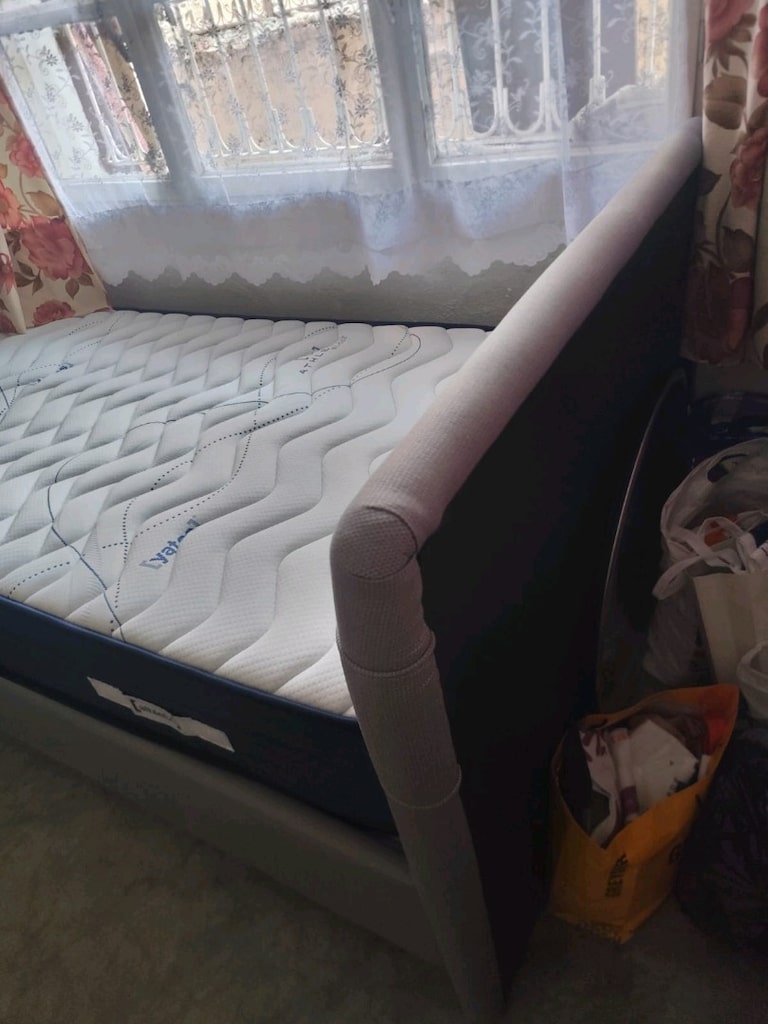 100x200, YENİ, TEK KİŞİLİK YATAŞ BAZA+BAŞLIK - 8