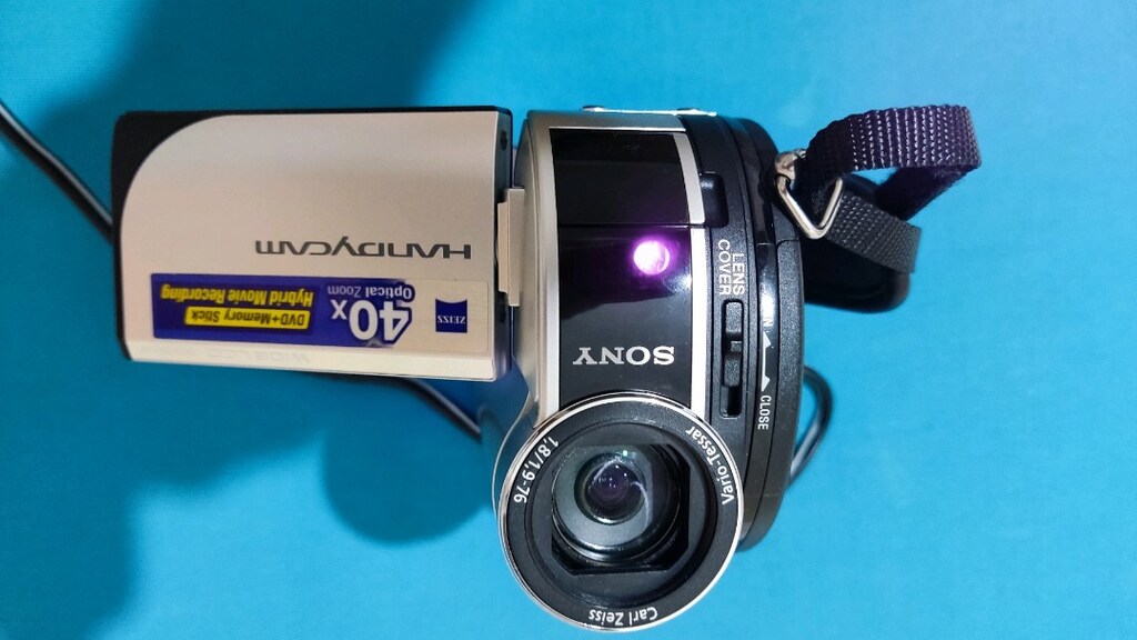 SONY HYBRİD DSR DVD D610 BLACK SİLVER HANDYCAM KAMERA - 5