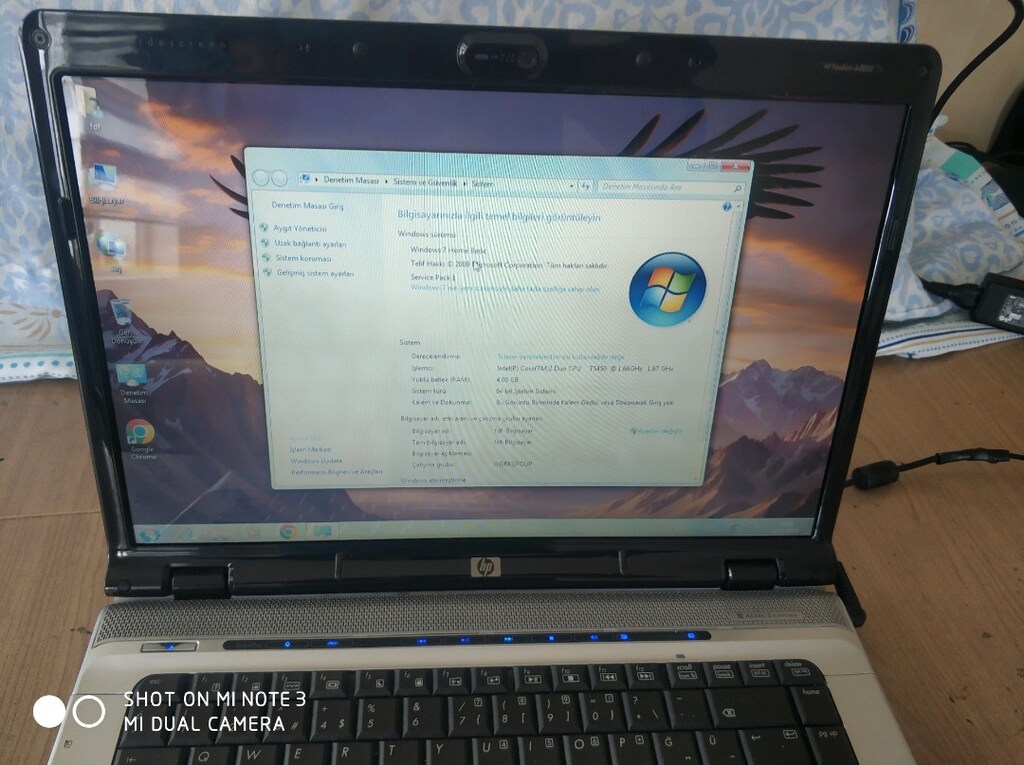 hp büyük ekran kozmetik temiz 4 GB rem - 4