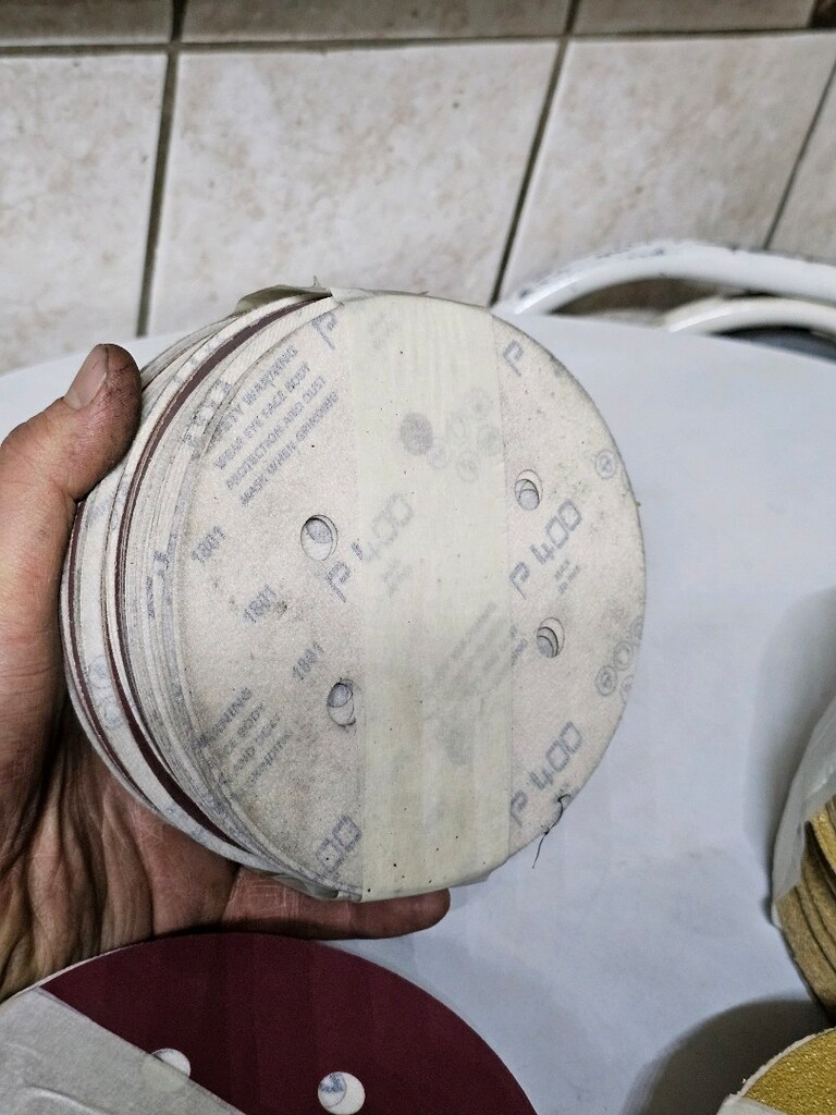 150mm Delikli Cırt Zımparalar - 6