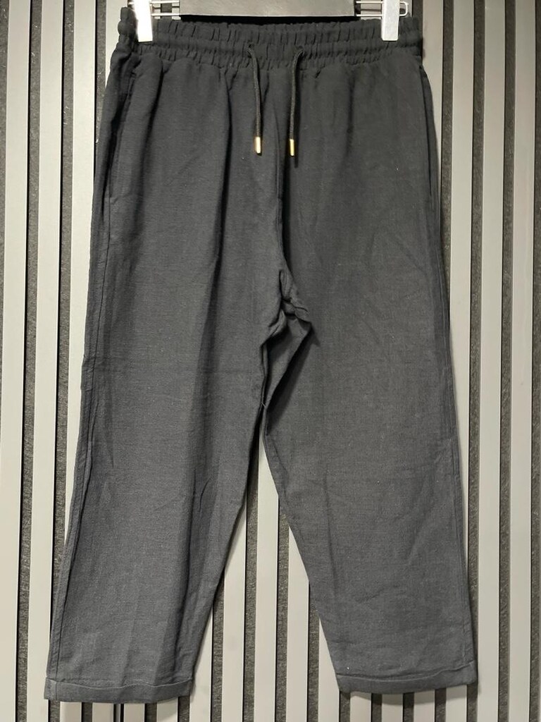 ROCGER X LASTİKLİ KETEN PANTALON