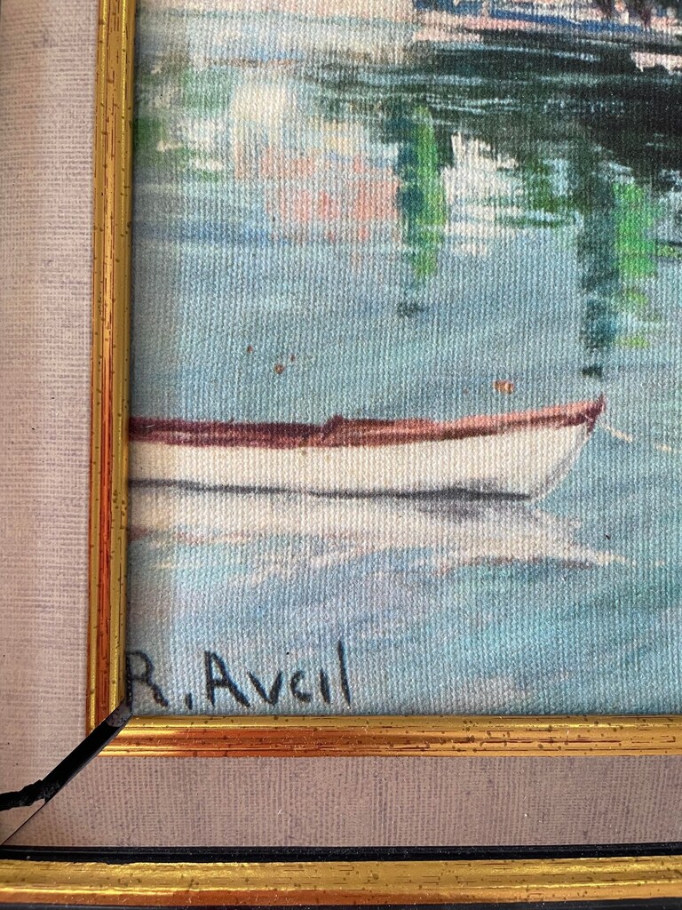 Asker Ressam Rüstem Avcıl İmzalı Yağlıboya Peyzaj (67x52 cm) - 7