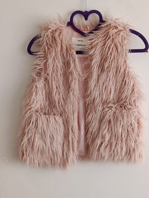 Zara peluş yelek