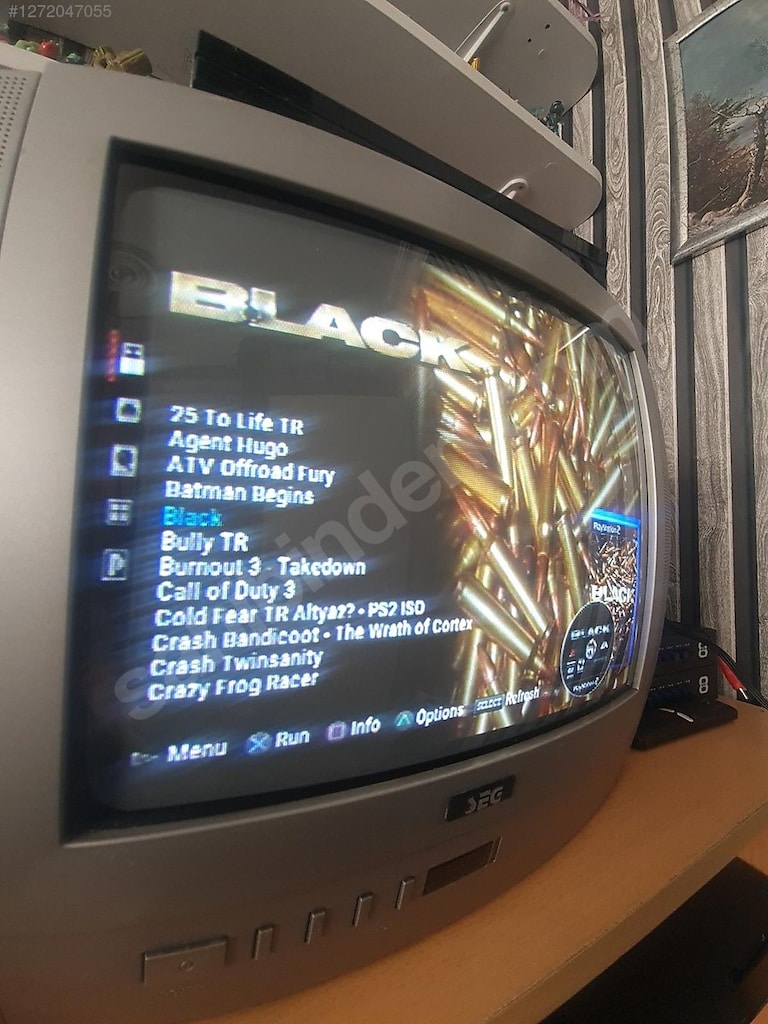 PlayStation 2 fat fmcb oyun konsolu ps2 63 oyun yüklü HDD - 3