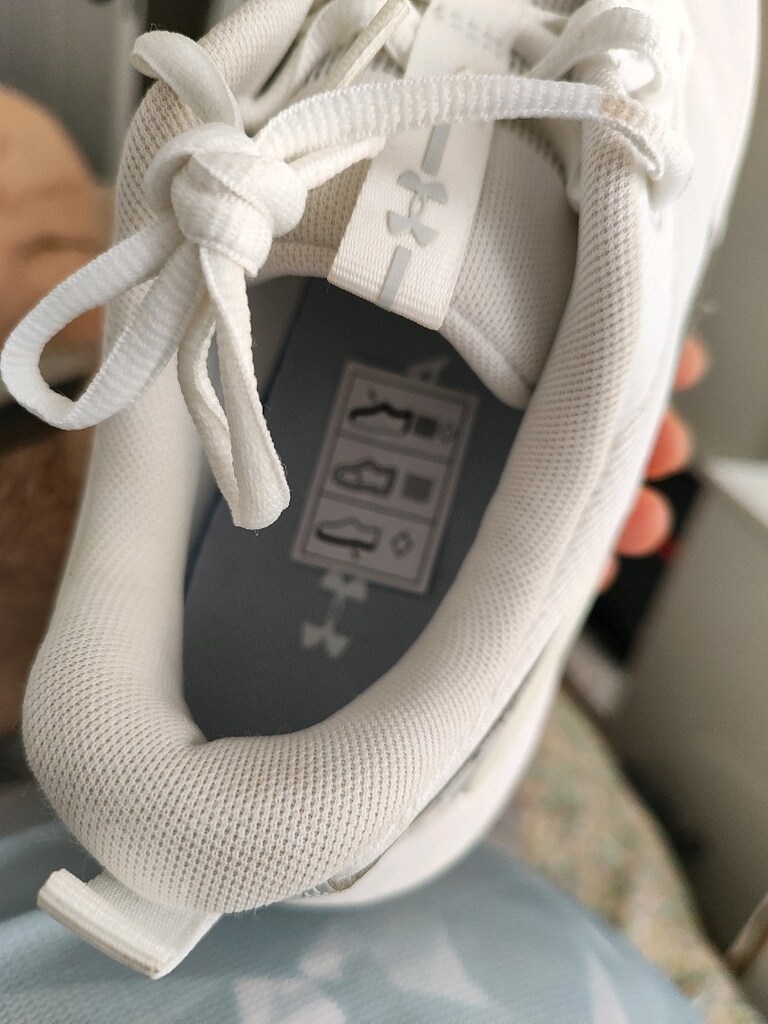 under armour antreman ayakkabısı 43 no beyaz grı sıfır etiketli - 17