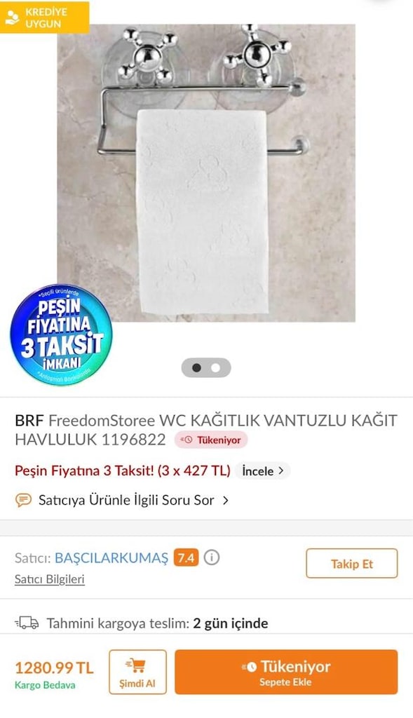 Krom Askılık Vantuzlu - 2