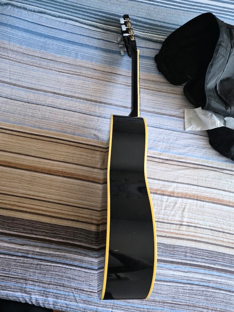 Rodriguez 4/4 Klasik Gitar (Siyah) - SIFIR / HİÇ KULLANILMADI - 6