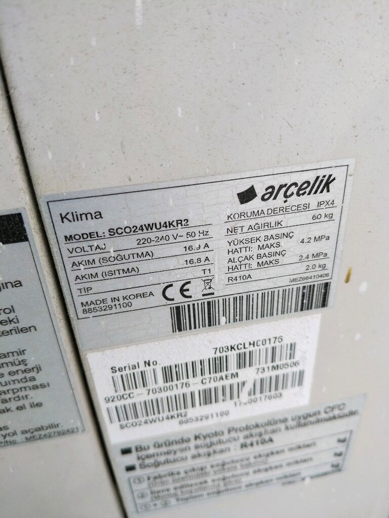 SATILIK TAVAN KASET TİPİ KLİMA - 2