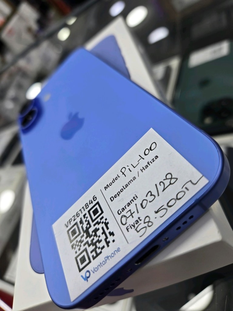 iPhone 16 128 Gb mavi pil 100 07 03 2028 garantili takasa açık - 4