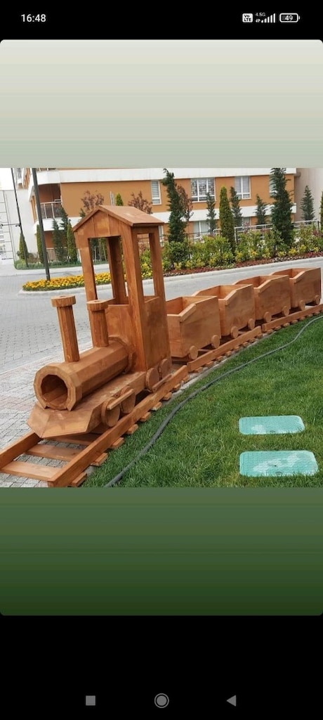 AHŞAP TREN SAKSI - 4