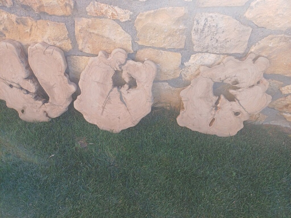 ahşap, kütük, zeytin sehpa - 8