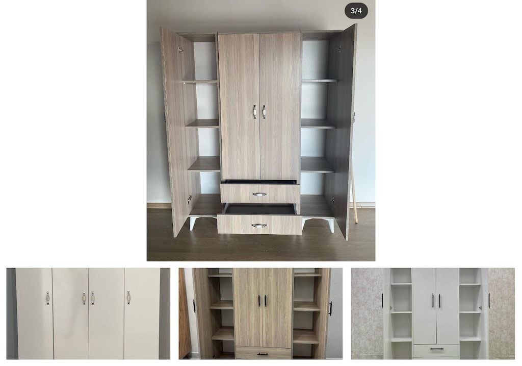 4 kapaklı elbise dolabı fpgwcngbtx - 4