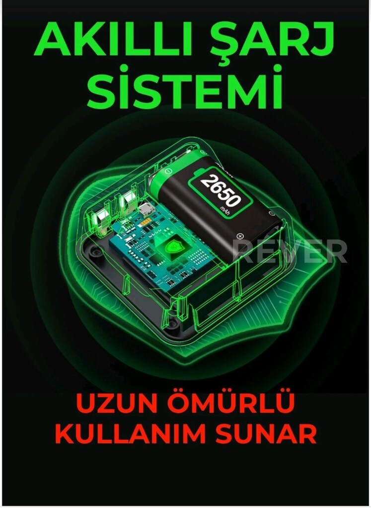 Microsoft Xbox S/X/one s joystick için 2650mAh şarj edilebilir batarya - 4