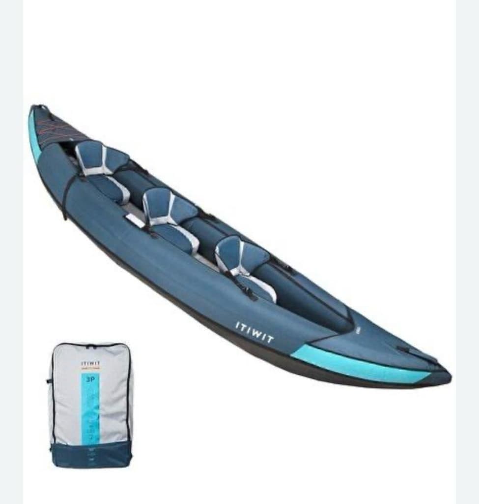 İyi durumda 3 kişilik decathlon itiwit Kano