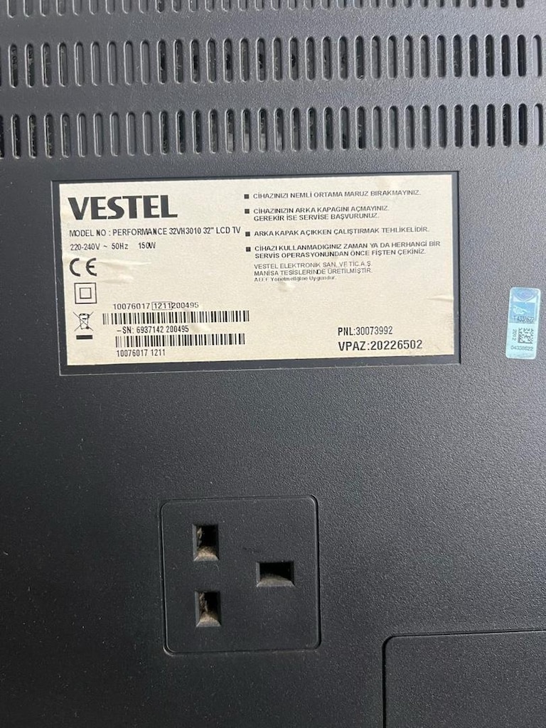 VESTEL 32" LCD TV - Temiz Durumda - 4