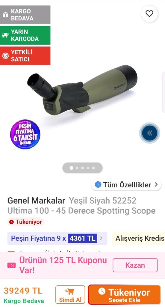 Acil satılık refractor - 7