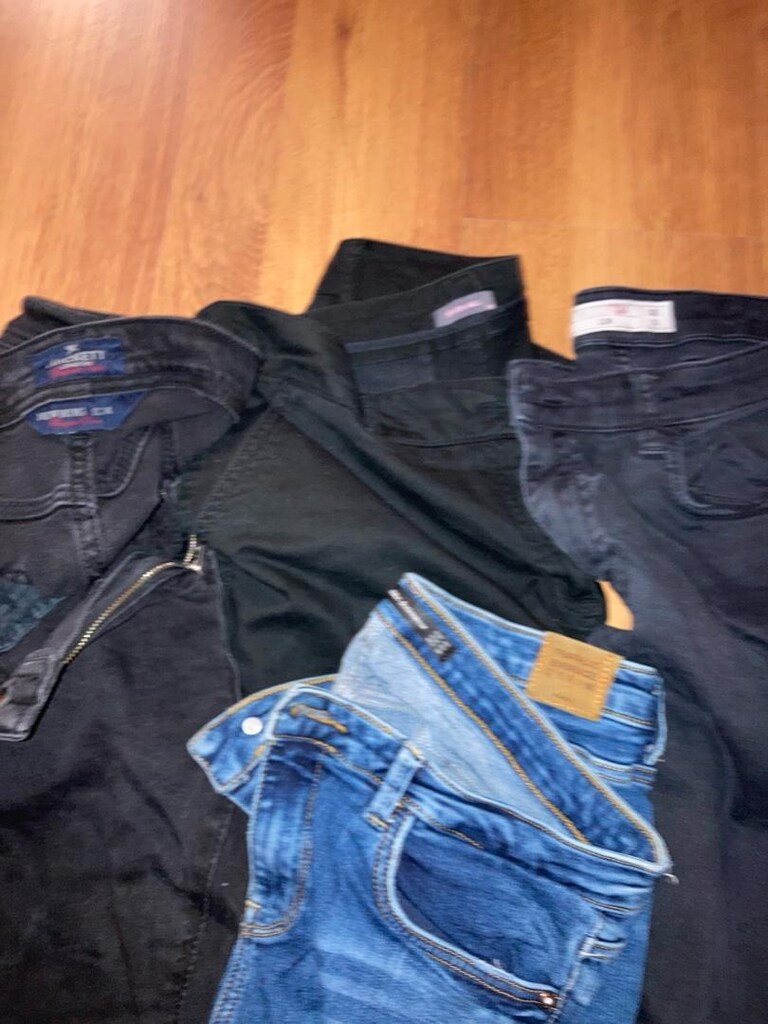 13 adet hepsi orijinal erkek/kadın kot pantolonlar - 3