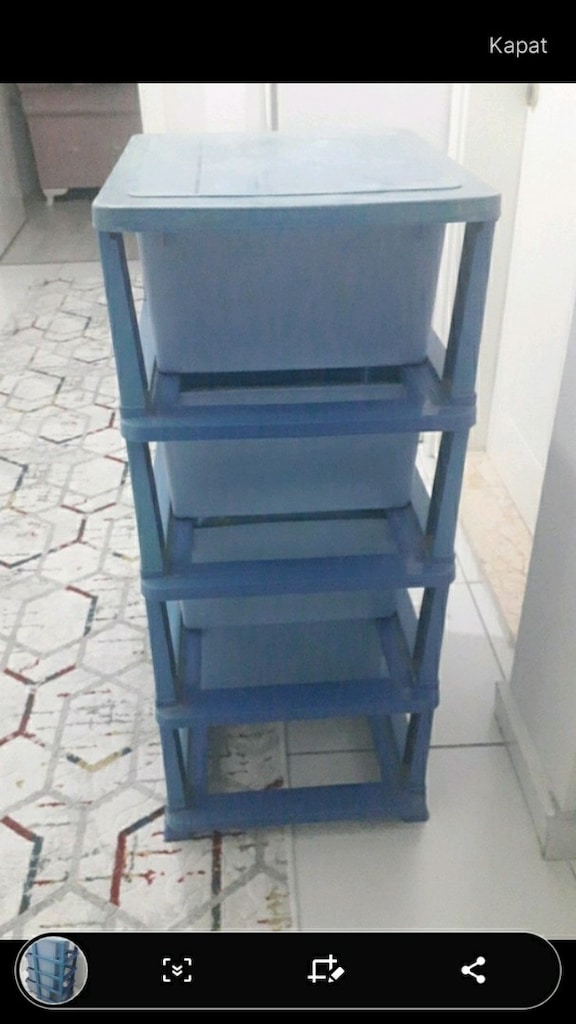 4 çekmeceli plastik dolap - 5
