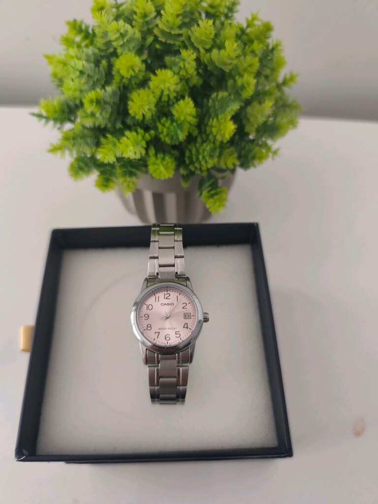 Orjinal Casio Pembe Kadran Mini Kadın Çelik Saat HATASIZ - 4