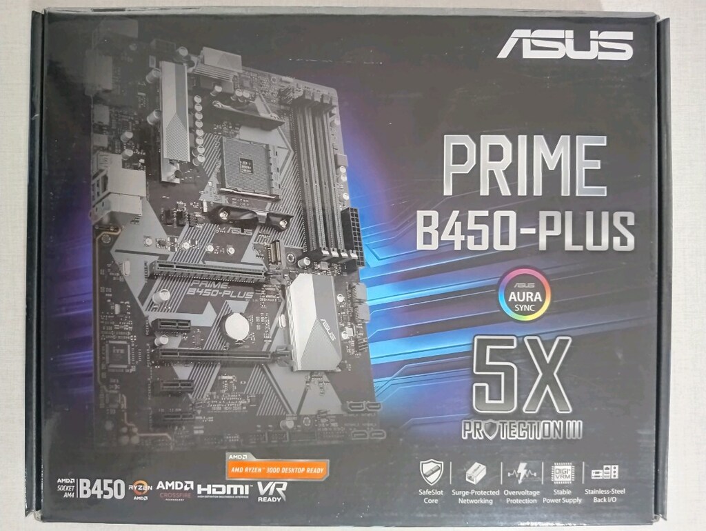 Asus Prime B450-Plus ~ R5 3600 - 5