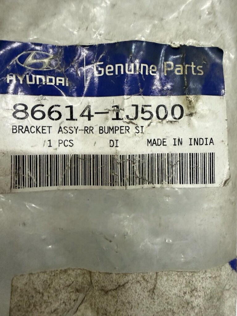 Hyundai İ20 sağ arka tampon braketi 08-12 sıfır orjinal 866141J500 - 3