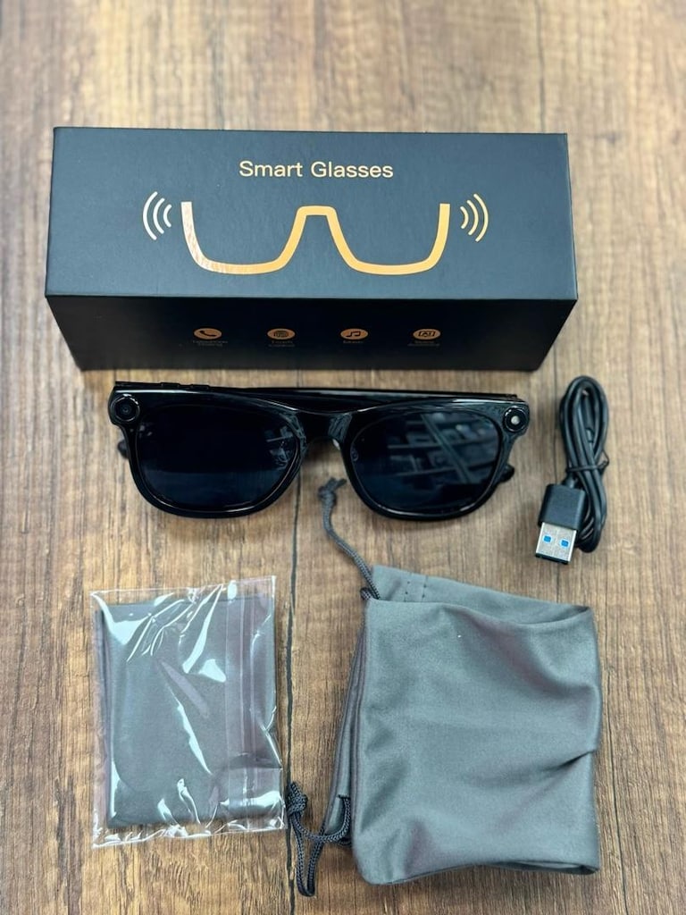 Yapay Zeka Destekli Akıllı Kameralı Gözlük - Smart Glasses