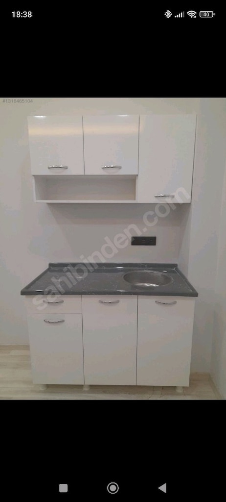 120 cm mutfak dolabı ve paslanmaz çelik evyeli tezgah - 9