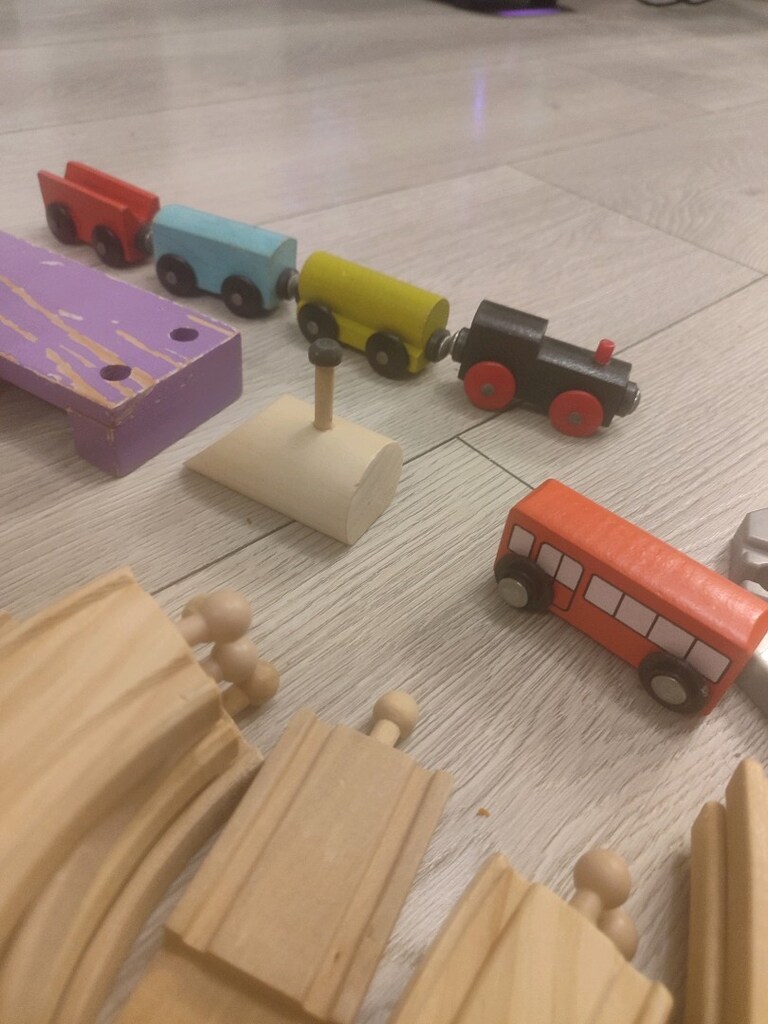 Ikea lillabo 48 parça ahşap tren seti oyuncak istasyon - 18