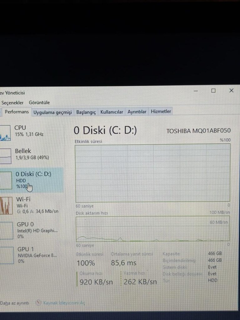 FİYAT SON ! HP i5 Laptop - 12