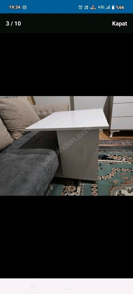 4 ADET MASA SANDIKLI PUF TEKLİ PUFLAR - 8