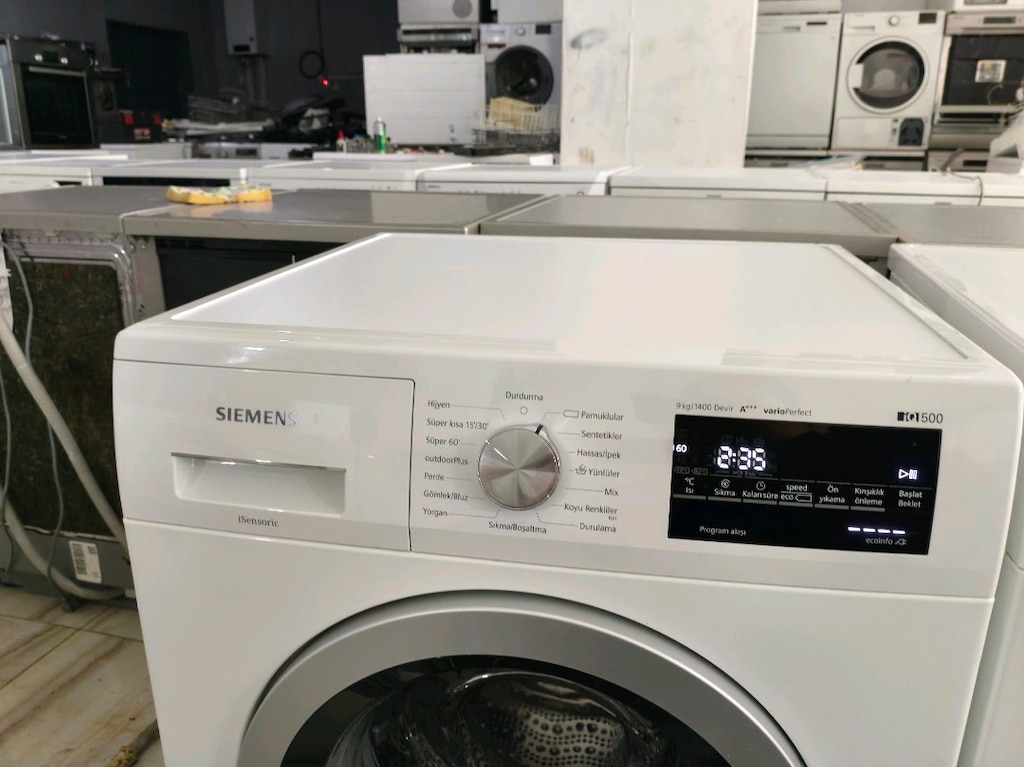 Siemens İQ500 serisi 9 kg 1400 devir çok temiz çamaşır makinesi - 8
