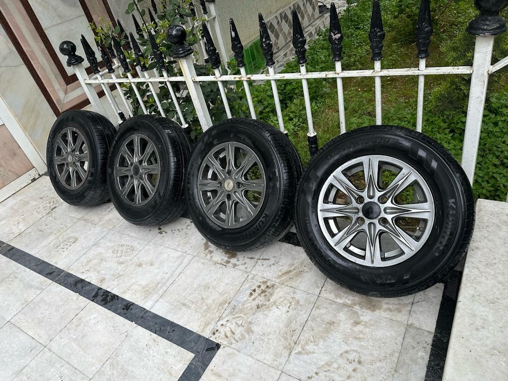 Advan Racing jant lastik takımı kumho 175.70.13.dür çatlak vsss yok - 2