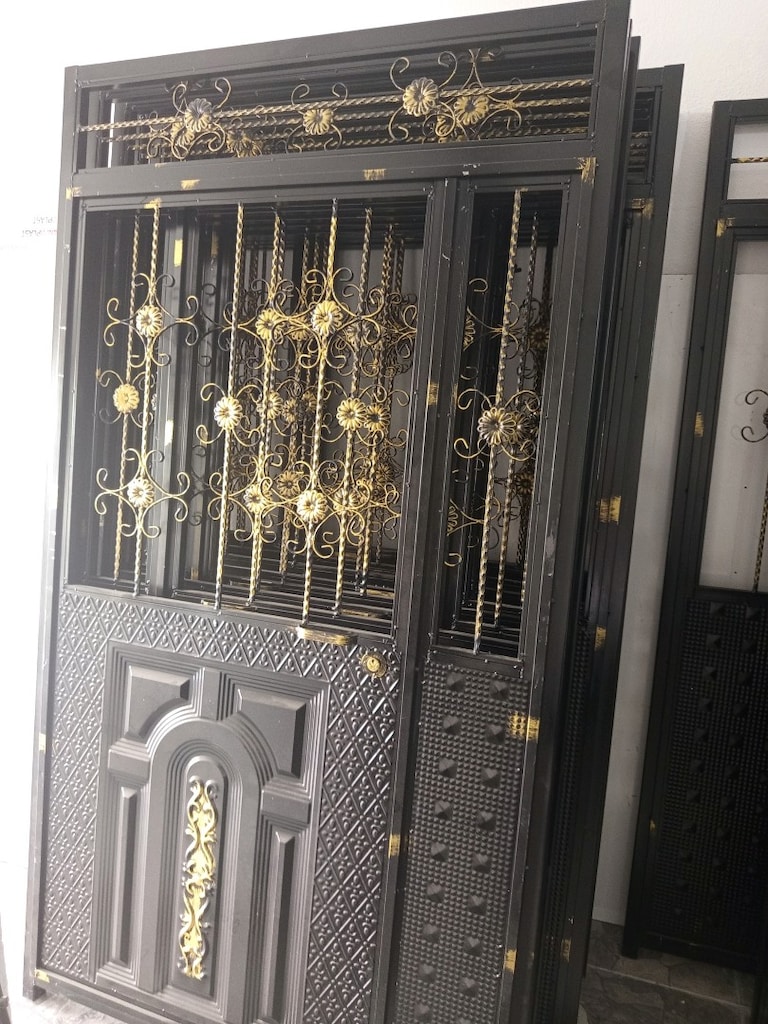 Üreticiden Yüksek Güvenlikli Demir Kapı / Bina, Bahçe ve Depo Giriş - 2
