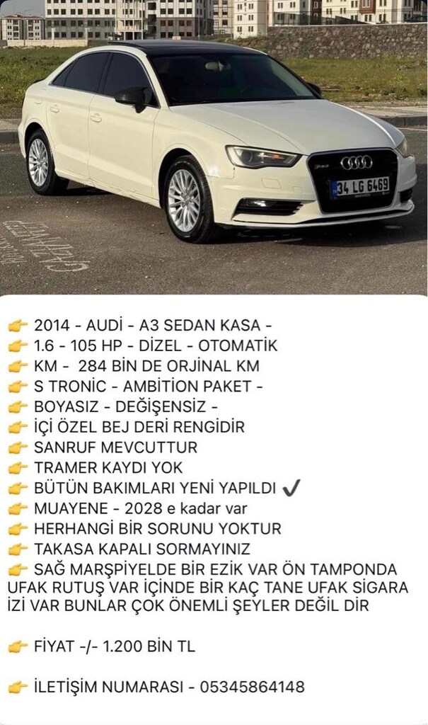 2014 AUDİ A3 OTOMATİK HATASIZ BOYASIZ - 17