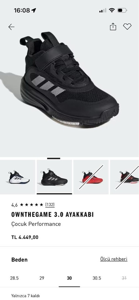 Adidas spor ayakkabı - 7